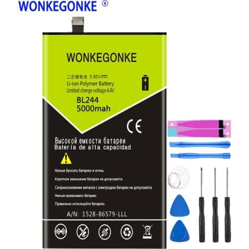 WONKEGONKE BL244 battery For Lenovo P1 C58 C72 P1c58 Batteries Bateria