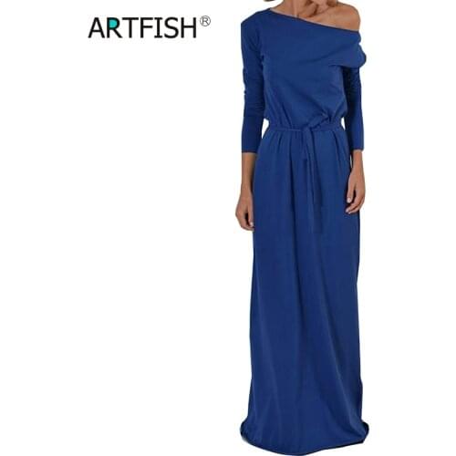 Летние платья с открытыми плечами Artfish China At AliExpress