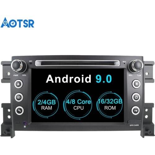 Aotsr Android 9.0 Car GPS navigation DVD Player For SUZUKI GRAND VITARA 2006-2010 multimedia radio recorder navigation stereo