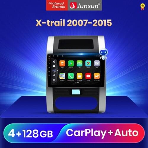 Junsun V3 Pro Qualcomm Voice Control Android 10 Car Radio Multimedia Player For Nissan X trail T31 2007-2015 CarPlay Auto 2Din