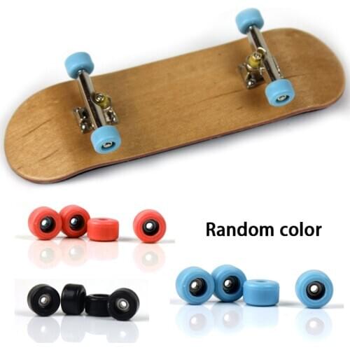 1pcs Wooden Fingerboard Finger Skate Board Grit Box Foam Tape Maple Finger Skateboard Set Novelty Children Toy Gift