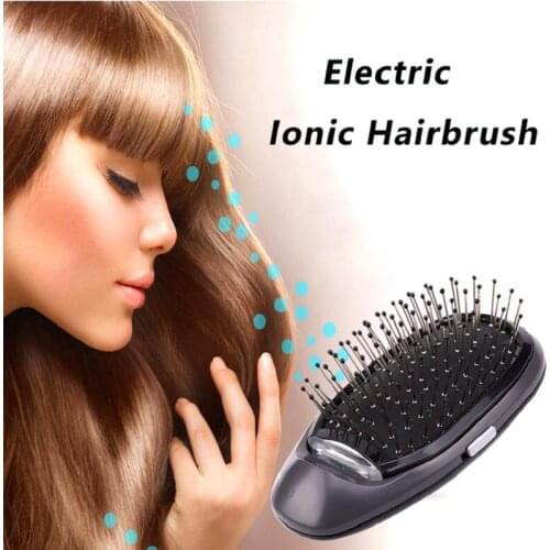 VIP Electric Ionic Styling Hairbrush Ions Hair Brush Comb Hair Modeling Magic Beauty Massage Hairbrush Makes Hair Softer Shinier