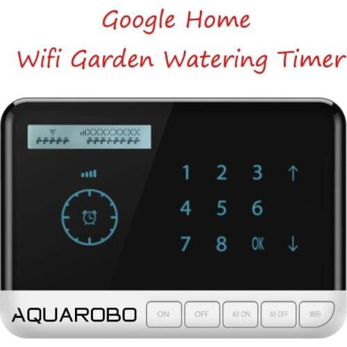 Garden Tuya Water Valve Controller 8 Zones Watering Timer Alexa Smart Self-Watering Garden Watering System EU Garden Irrigation