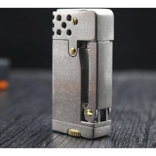 Creative Dolphin kerosene lighter.Side Press Ignition. Metal Vintage Retro Nostalgic Gasoline Flint Lighters.Mens Smoking Gift