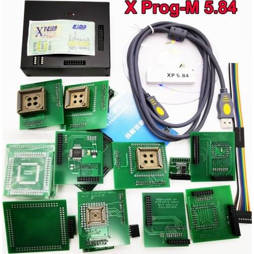 Best Quality X Prog-M 5.84 Xprog m V5.55 ECU Chip Tunning Tool Programmer XProg M Box V5.84 XPROG-M ECU Programmer Adapters