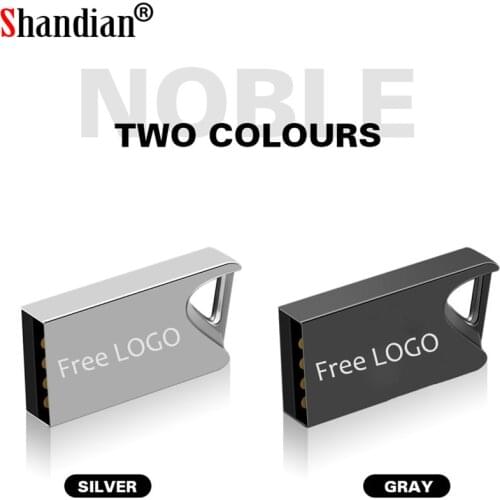 SHANDIAN Mini usb flash Drive pendrive usb 2.0 pen drive 64GB 32GB 16GB 4GB Flash Memory Stick for microsd tablet with key ring