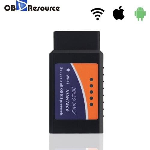 Mini Wifi ELM327 OBD2 scanner V1.5 Elm 327 WIFI PIC18F25K80 Auto Diagnostic Tool OBDII for Android IOS Windows