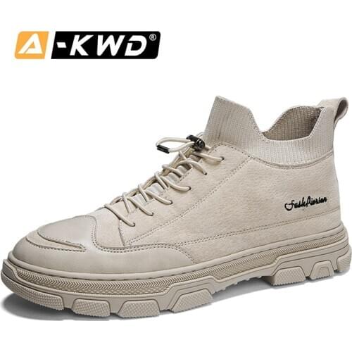 Fashion Simple Foot Wear for Men High Top Man Shoe Breath Socks Boots Man Shoose Chaussures Homme Men Sneakers Casual Work Shoes