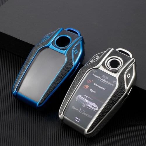 Soft TPU Car LED Display Key Case Cover For BMW 5 7 Series G11 G12 G30 G31 G32 i8 i12 i15 G01 G02 G05 G07 X3 X4 X5 X7 Case