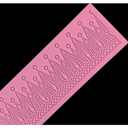 New Rose Cake Plug-in Pour Sugar Silica Lace Cushion Cake Lace Decorative Die Large Printing Cushion Die LS-06