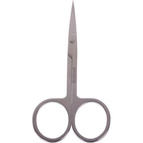 HUAMIANLI Professional Scissor Manicure For Nails Eyebrow Nose Eyelash Cuticle Scissors Curved Pedicure Makeup Tools