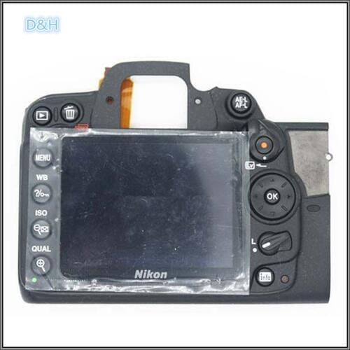 Original Back Rear cover case shell Assy For Nikon D7000 With LCD,Button Camera Repairment Parts