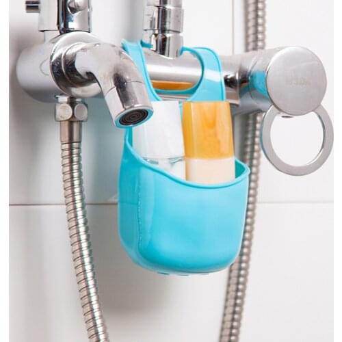 Useful Suction Cup Sink Shelf Soap Sponge Drain Rack Kitchen Sucker Storage Tool Sucker Storage Tool For Kitchen Soap Sponge