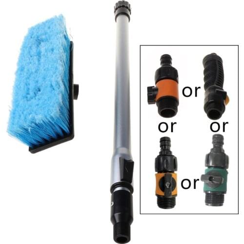 50LC Car Flow-through Wash Brush Telescoping Handle Soft Cleaning Head RV Wash Trailer