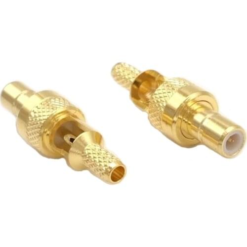 SMB Male Plug Straight Window RF Connector Crimp For RG174 RG316 LMR100 Cable