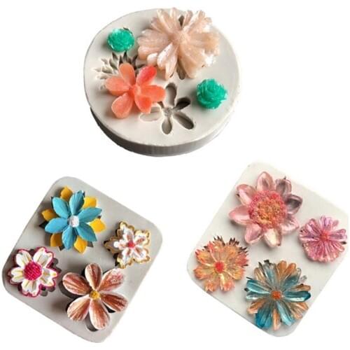 Daisy/Sakura Silicone Mold Decoration Tool Chocolate Mold Cake, Gumpaste Mold, Sugarcraft, Kitchen Utensils