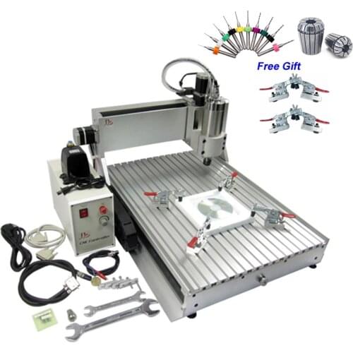 Assembled CNC Router Engraver 6040 800W USB Parallel port CNC Metal Cutting Machine for Woodworking