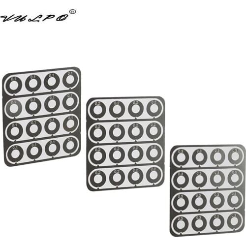 VULPO Stainless Steel Super Precision Shim Set 0.1mm 0.2mm 0.3mm For Airsoft AEG Gearbox Hunting Paintball Accessories