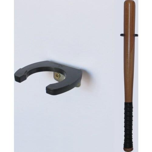 Baseball Bat Rack Vertical Wall Mount Wall Rack Wall Holder-Black with Mounting Kit Easy Instal