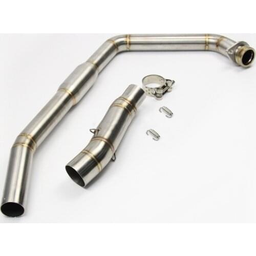 Slip On Motorcycle Exhaust Mid And Head Connect Pipe Stainless Steel Exhaust System For Honda CBR300 Until 2017