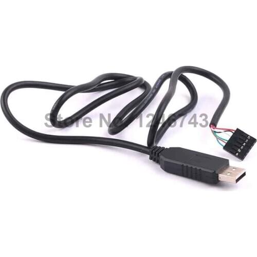 1Pcs USB to TTL Serial Cable Adapter FTDI Chipset FT232 USB Cable FT232RL TTL 3.3V for Arduino ESP8266