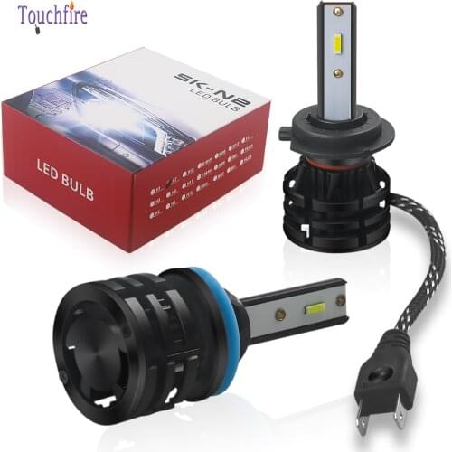 2pcs 6500K Cold White H7 LED H1 H4 H8 H11 Car Headlight Bulb HB3 9005 HB4 9006 9012 Canbus 6000LM Auto Light DC-9-12V Wholesale