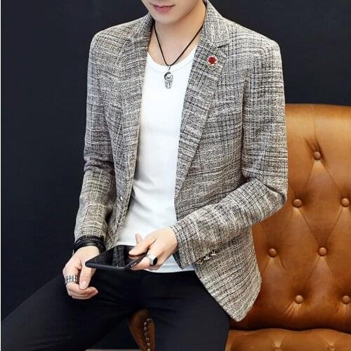 2022 Mens New Leisure blazer Slim Youth Handsome blazer