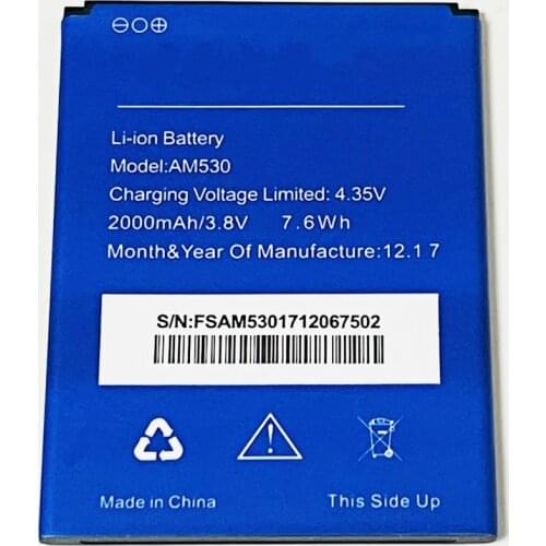 3.8V 2000mAh For AMGOO AM530 Battery