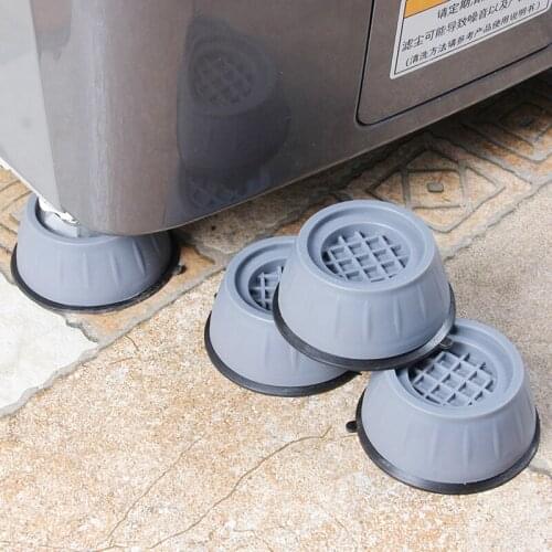 4Pcs/set Anti Vibration Pads Washing Machine Rubber Feet Mat Slipstop Pad Universal Noise-reducing Furniture Stand Foot Base
