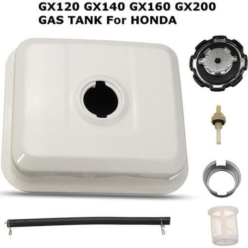 1 Set ATV Engine Gas Tank 3L Fuel Tank Engine Cap Filter White For Honda GX120 GX140 GX160 GX200 ATV Quad Go Kart Gas Engine