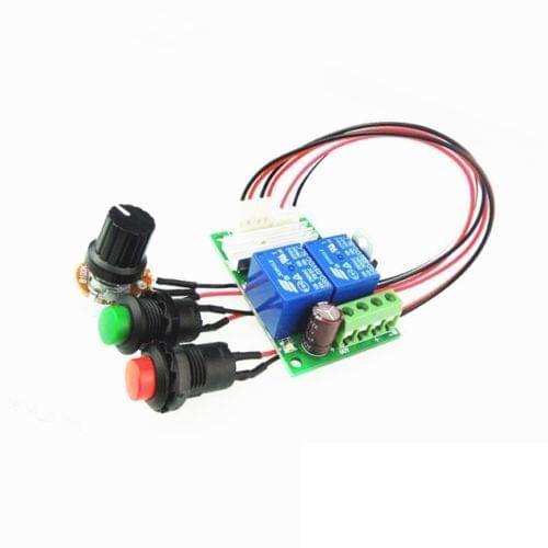 DC 6/9/12/24V 3A DC Motor Speed Controller Forward Backward Reversible Switch