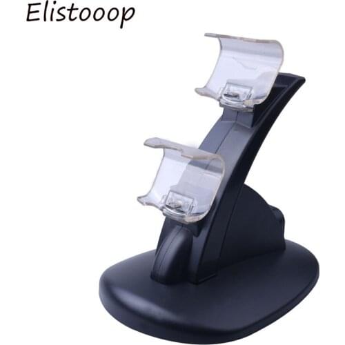 Fast Charging Dock Station Dual USB Handle 5V output Stand Charger with USB Charging Cable for Playstation 4 PS4 Controller