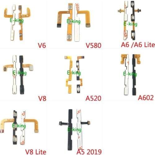 For ZTE Blade A602 A6 A520 A5 2019 V580 V6 V8 Lite Power On Off Volume Up Down Switch Side Button Key Flex Cable