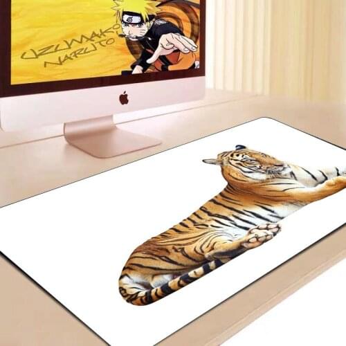 Animal Tiger Pad Mouse Computer Game Console Mouse Pad XXL Non-slip Mouse Pad Keyboard Desktop Pad Suitable for Keyboard Pads