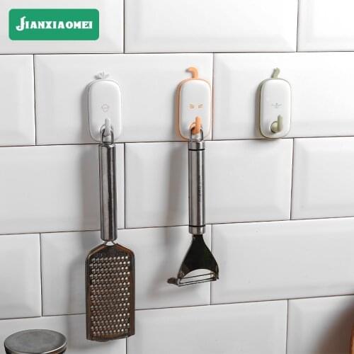 Nordic Cartoon Animal Tail Hook Suction Cup Hook Creative Powerful Seamless Home Cute Decoration OEM