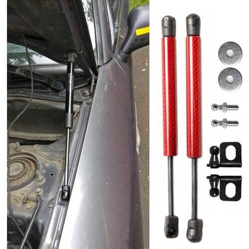 Modify Gas Struts for Mitsubishi Carisma 1995-2004 2x Shock Damper Front Hood Bonnet Carbon Fiber Lift Support Gas Spring