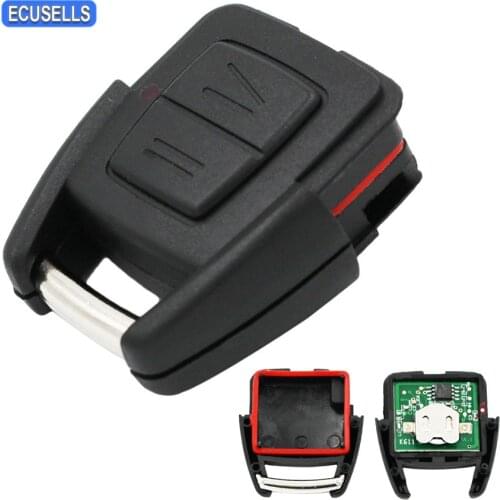 New Replacement Alarm Remote Control Key Fob for Vauxhall for Opel Astra Vectra Zafira Frontera Omega 2 Buttons 433.92MHz