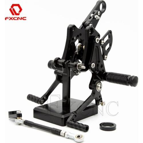 Motorcycle Footpeg Rearset Pedal For Ducati Diavel Carbon 11-15 AMG 11-12 Adjustable Aluminum Alloy Rearsets Foot Pegs Footrest