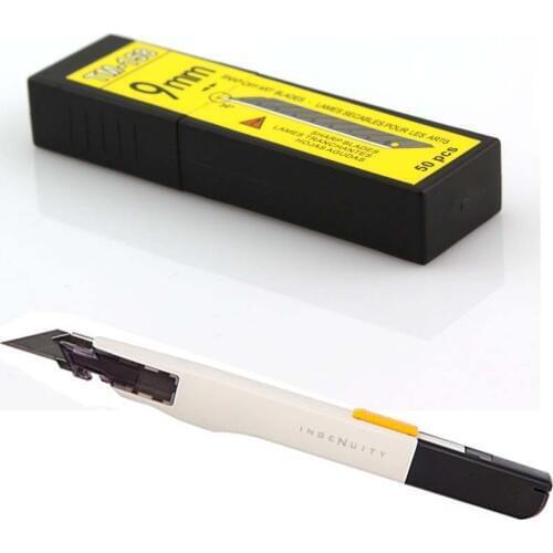 SDI Precision Cutter Safty Lock 9mm Stainless Steel Knife Car Wrap Tool + Blade