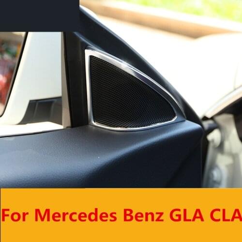 Dashboard Audio Stereo Sound Speaker Ring Cover Decoration Trim Automobile Parts Interior decoration For Mercedes Benz GLA CLA