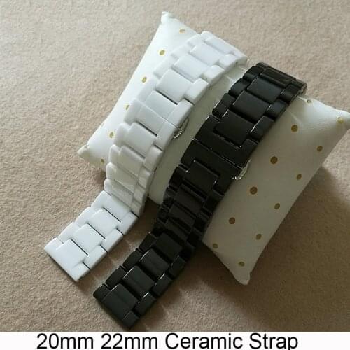 20mm Ceramic Strap For Huami Amazfit Bip 22mm Bracelet Band for huami amazfit stratos 2/2s For Huawei Watch GT Honor Magic Dream