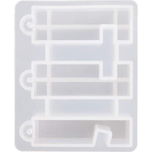 Silicone Mobile Phone Holder Epoxy Casting Moulds for DIY Craft Phone Bracket,Phone Holder Keychain Mold