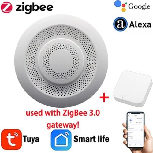 Tuya ZIGBEE 3.0 Smart Air Box Formaldehyde VOC Carbon Dioxide Temperature And Humidity Sensor Automation Alarm Detector Hot Sale