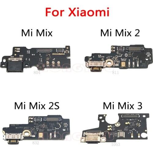 USB Charge Dock Board Charging Socket Jack Port Plug Connector Flex Cable For Xiaomi Mi Mix 2 2S 3
