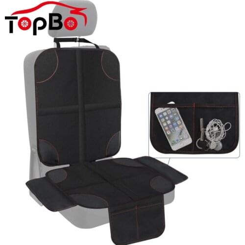Car Seat Protector Cover Kids Safety Seat Protective Sheet Oxford Mat Pad For Baby Kids Protection Cushion With Organizer Pocket