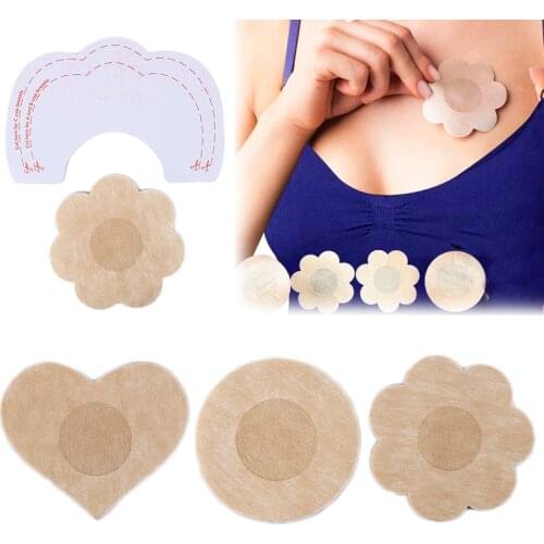 20PCS Womens Invisible Breast Lift Tape Overlays on Bra Nipple Stickers Chest Stickers Lingerie For Women Intimates No marks