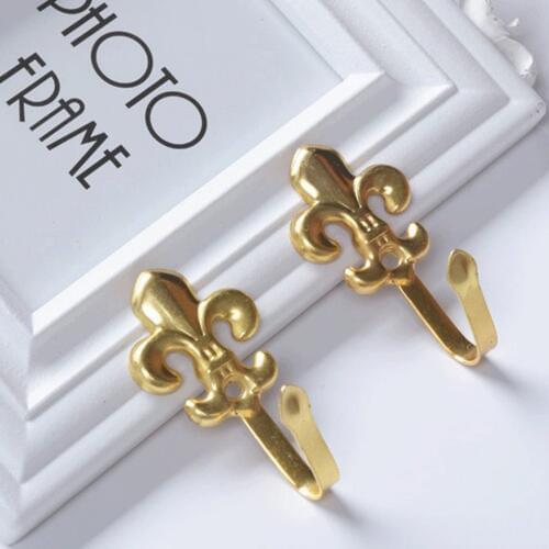 1 Pair Metal Alloy Curtain Hook Drape Hanging Holder Holdback Tassel Wall Hanger