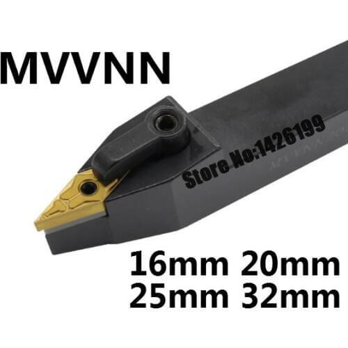 1PCS MVVNN1616H16 MVVNN2020K16 MVVNN2525M16 MVVNN3232P16 MVVNN CNC Lathe Cutting Tools External Turning Tool Holder