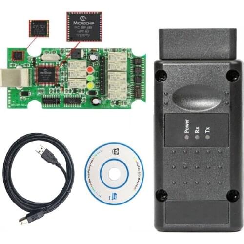 10PCS/LOT Microchip PIC18F458&FTDI For Opel/G M NEW NEC Relay OP COM Scanner OP-COM V1.99 V1.95 V1.70 OPCOM Diagnostic Interface