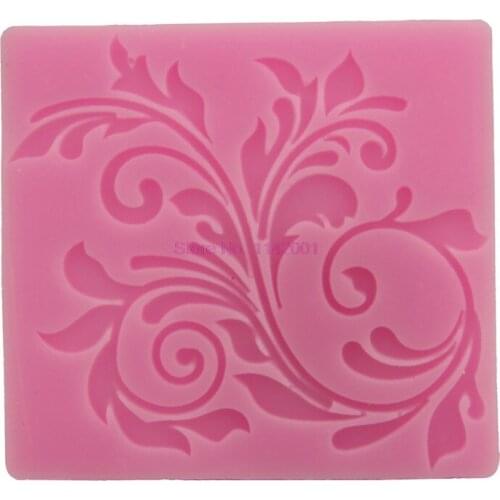 100 pcs lace Silicone Impressing Mold Mat Fondant Cake Sugar Mould cooking tools Flower Decorating Tools DIY moulds